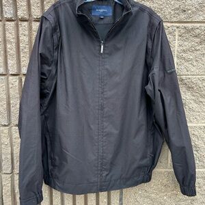 Burberry Golf Men's Medium Windbreaker Jacket Vest Convertible Black